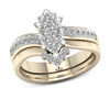 Thumbnail Image 1 of 1/2 CT. T.W. Composite Diamond Marquise Bridal Set in 14K Gold