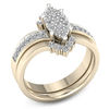 Thumbnail Image 2 of 1/2 CT. T.W. Composite Diamond Marquise Bridal Set in 14K Gold