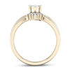 Thumbnail Image 3 of 1/2 CT. T.W. Composite Diamond Marquise Bridal Set in 14K Gold