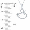 Thumbnail Image 2 of 1/10 CT. T.W. Diamond Duck Pendant in Sterling Silver