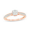 Thumbnail Image 0 of 1/5 CT. T.W. Multi-Diamond Promise Ring in 10K Rose Gold