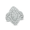 Thumbnail Image 1 of 2-1/2 CT. T.W. Composite Diamond Marquise Frame Engagement Ring in 14K White Gold