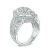 Thumbnail Image 2 of 2-1/2 CT. T.W. Composite Diamond Marquise Frame Engagement Ring in 14K White Gold