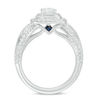 Thumbnail Image 3 of Vera Wang Love Collection 1-1/5 CT. T.W. Diamond Double Cushion Frame Engagement Ring in 14K White Gold