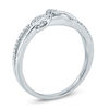 Thumbnail Image 2 of 1/20 CT. T.W. Diamond Infinity Ring in Sterling Silver