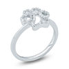 Thumbnail Image 2 of 1/20 CT. T.W. Diamond Dog Paw Print Ring in Sterling Silver
