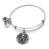 Thumbnail Image 1 of Alex and Ani Godspeed Charm Bangle in Silver-Tone Brass