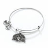 Thumbnail Image 1 of Alex and Ani Guardian of Healing Charm Bangle in Silver-Tone Brass