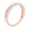 Thumbnail Image 1 of 1/4 CT. T.W. Diamond Stacked Anniversary Band in 10K Rose Gold