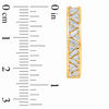 Thumbnail Image 2 of 1/2 CT. T.W. Baguette and Round Diamond Hoop Earrings in 10K Gold
