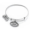 Thumbnail Image 1 of Alex and Ani New York Jets Football Charm Bangle  in Silver-Tone Brass