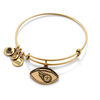 Thumbnail Image 1 of Alex and Ani Tennessee Titans Football Charm Bangle in Gold-Tone Brass