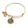 Thumbnail Image 1 of Alex and Ani Initial "L" Charm Bangle in Gold-Tone Brass