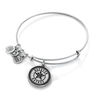 Thumbnail Image 0 of Alex and Ani Houston Astros Logo Charm Bangle in Silver-Tone Brass