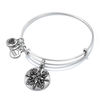 Thumbnail Image 1 of Alex and Ani Healing Love Charm Bangle in Silver-Tone Brass