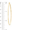 Thumbnail Image 2 of 65.0mm Diamond-Cut Hoop Earrings in 14K Gold