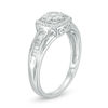 Thumbnail Image 1 of 1/3 CT. T.W. Composite Diamond Cushion Frame Ring in 10K White Gold