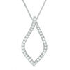 Thumbnail Image 2 of Convertibilities 1/4 CT. T.W. Diamond Marquise Three-in-One Pendant in 10K Two-Tone Gold