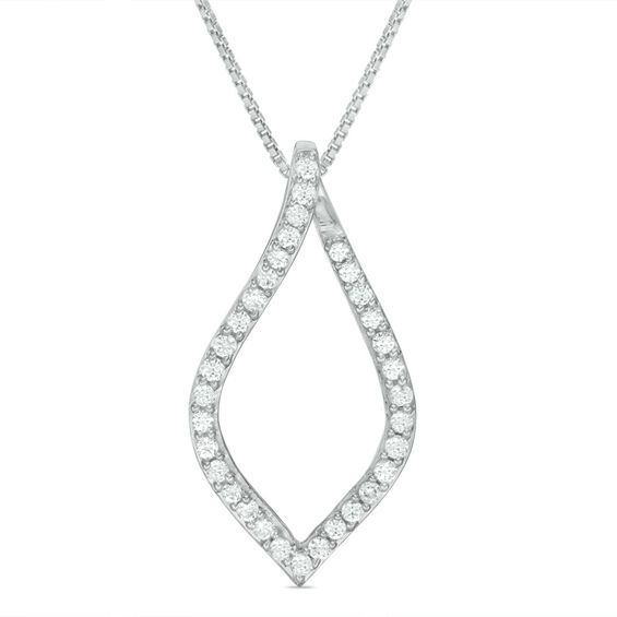 Convertibilities 1/4 CT. T.w. Diamond Marquise Three-in-One Pendant in 10K Two-Tone Gold