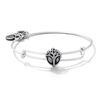 Thumbnail Image 1 of Alex and Ani Unexpected Miracles Tree Slider Charm Bangle in Silver-Tone Brass