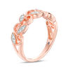 Thumbnail Image 2 of Cherished Promise Collection™ 1/10 CT. T.W. Diamond Vine Vintage-Style Band in 10K Rose Gold