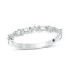 Thumbnail Image 1 of Cherished Promise Collection™ 1/20 CT. T.W. Baguette and Round Diamond Vintage-Style Band in 10K White Gold