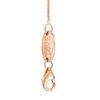 Thumbnail Image 1 of Vera Wang Love Collection 1/6 CT. T.W. Diamond Mini "Love" Necklace in 14K Rose Gold - 19"