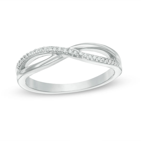 Convertibilities 1/5 CT. T.w. Diamond Crossover Bypass Three-in-One Ring in Sterling Silver