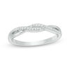 Thumbnail Image 4 of Convertibilities 1/5 CT. T.W. Diamond Crossover Three-in-One Ring in Sterling Silver and 10K Gold