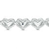 Thumbnail Image 3 of The Kindred Heart from Vera Wang Love Collection 1/8 CT. T.W. Diamond Bolo Bracelet in Sterling Silver - 9.5"