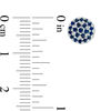 Thumbnail Image 3 of Vera Wang Love Collection Blue Sapphire Composite Stud Earrings in Sterling Silver