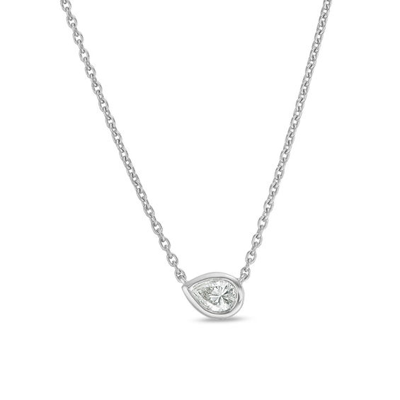 Diamond Bezel Necklace Zales Diamond Bezel Necklace Zales