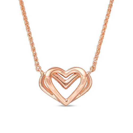 Vera wang necklace heart sales