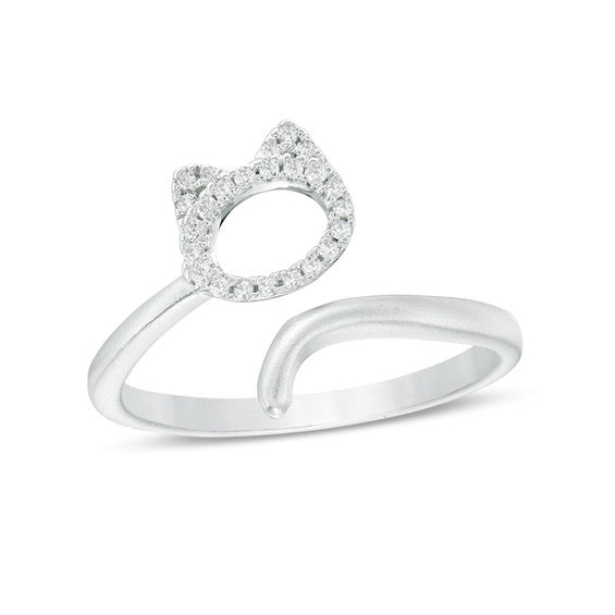 Sterling Silver Kitty Head Ring Sterling Silver Kitty Head Ring