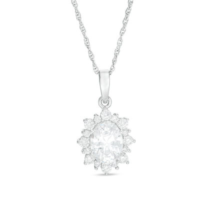 Zales white hotsell sapphire necklace