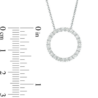 Certified Diamond Circle Pendant 