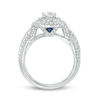 Thumbnail Image 3 of Vera Wang Love Collection 1-1/4 CT. T.W. Diamond Double Frame Twist Engagement Ring in 14K White Gold
