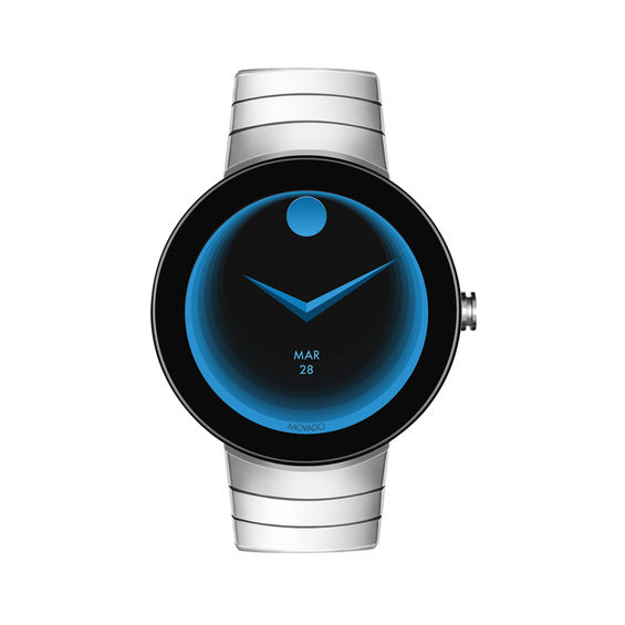 Zales Men s Movado Connect Smart Watch with Black Dial Model 3660017 Liberty Center