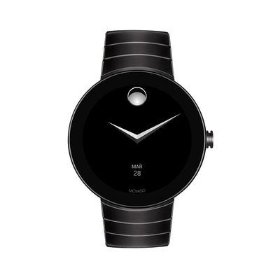 movado connect black