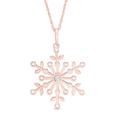 Diamond Accent Solitaire Laser-Cut 