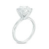 Thumbnail Image 2 of 4 CT. Certified Diamond Solitaire Engagement Ring in 14K White Gold (I/I2)
