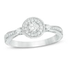 Thumbnail Image 1 of 1/4 CT. T.W. Diamond Frame Promise Ring in Sterling Silver