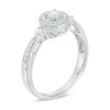 Thumbnail Image 2 of 1/4 CT. T.W. Diamond Frame Promise Ring in Sterling Silver