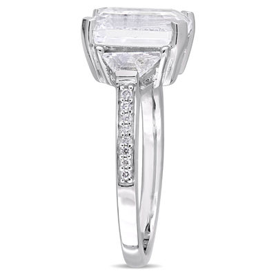 Size 6 7 8 9 10 11 Pink Tourmaline & White Topaz Gemstone Silver Ring Heart Cut 