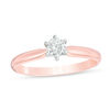 Thumbnail Image 0 of 1/4 CT. Diamond Solitaire Engagement Ring in 14K Rose Gold (I/I2)