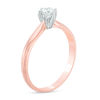 Thumbnail Image 2 of 1/4 CT. Diamond Solitaire Engagement Ring in 14K Rose Gold (I/I2)