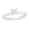 Thumbnail Image 0 of 1/3 CT. Princess-Cut Diamond Solitaire Engagement Ring in 14K White Gold (I/I2)