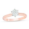 Thumbnail Image 1 of 1/2 CT. Diamond Solitaire Engagement Ring in 14K Rose Gold