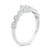 1/6 CT. T.W. Composite Diamond Marquise Promise Ring in 10K White Gold