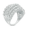 Thumbnail Image 2 of 2 CT. T.W. Diamond Spiral Multi-Row Anniversary Ring in 10K White Gold
